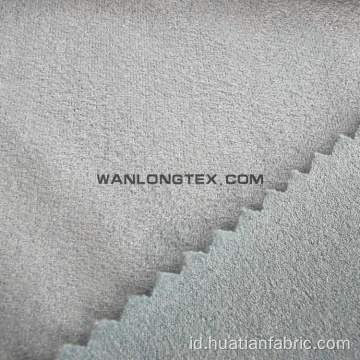 100% polyester kain microfiber suede dicelup untuk sofa
